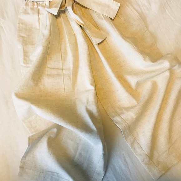 Sassy Minor Wide Leg Paperbag Pants and Blouse Set - Picture 5 of 8